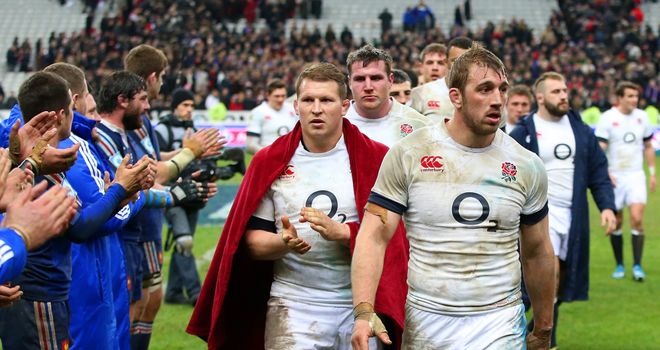 Chris Robshaw (right): England skipper laments poor start in Paris