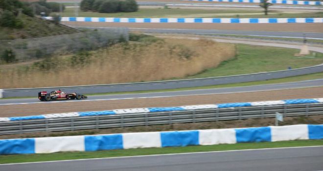 First glimpse of the E22 in action (Picture: Lotus)