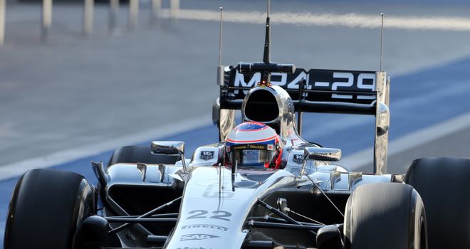 Jenson Button in the MP4-29