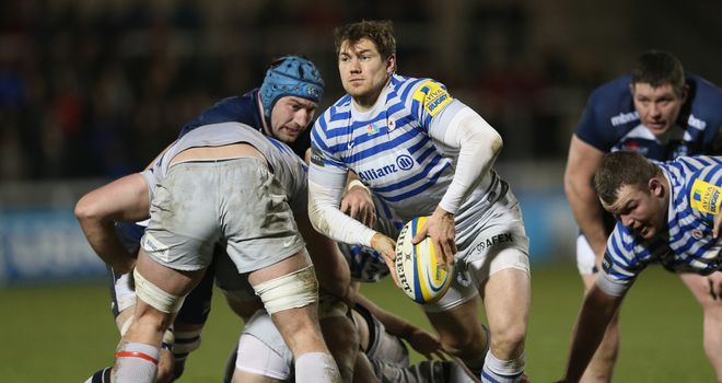 Alex Goode: England full-back was back on domestic duty at AJ Bell Stadium