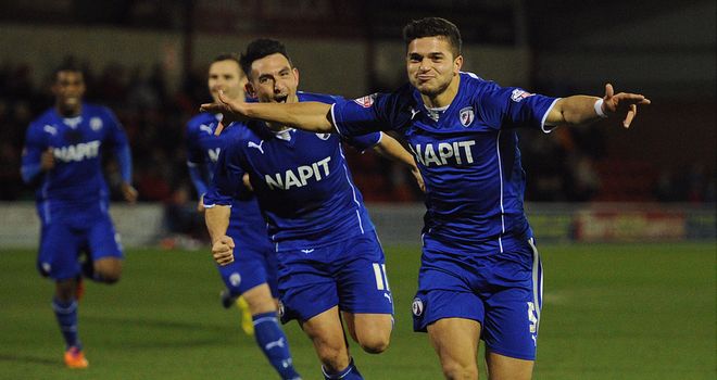 Sam Morsy: Grabbed a second goal for Chesterfield