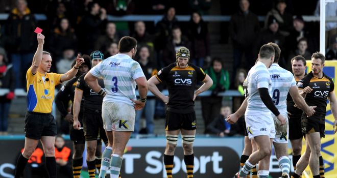 Tomas O'Leary: Sent off during the Exiles victory over Wasps