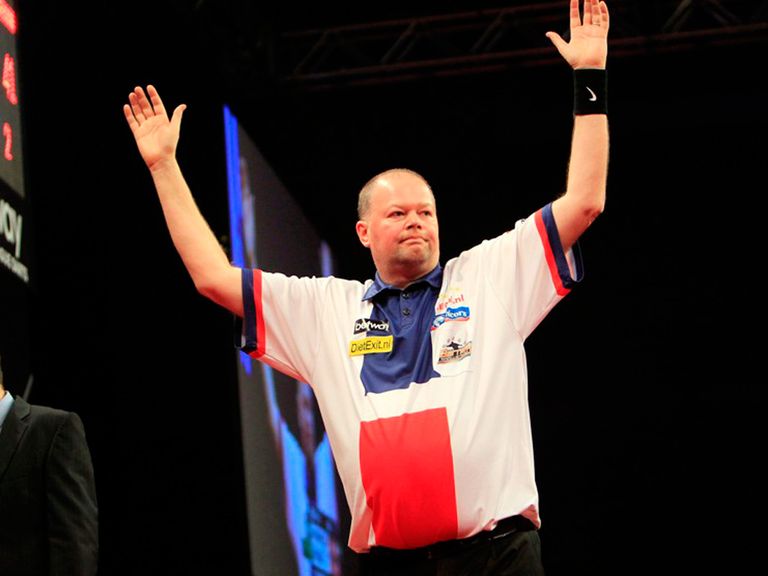 Dutch delight: Raymond van Barneveld won both his games in Sheffield