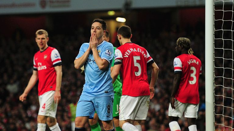 Nasri left Arsenal for Manchester City in the summer of 2011