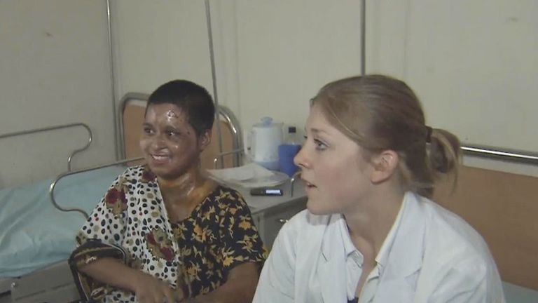 Heather Knight: Batsman found visit to Acid Survivors Foundation humbling