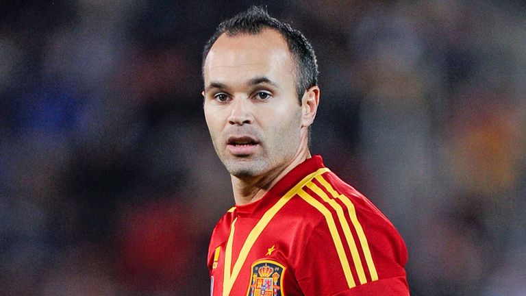 Andres Iniesta: On target in Spain win