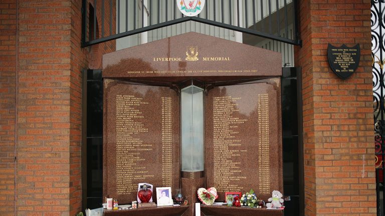 The Hillsborough memorial