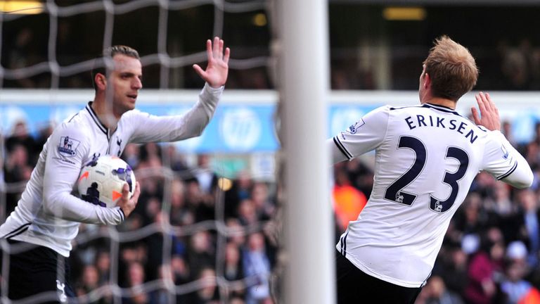 Christian Eriksen: Netted twice as Tottenham fought back to beat Southampton 3-2