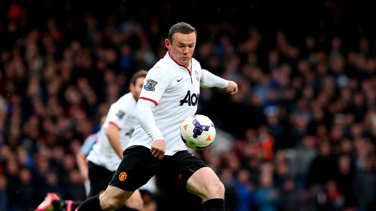 Wayne Rooney: Scoring his first