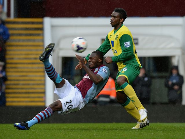 Christian Benteke scores his first goal