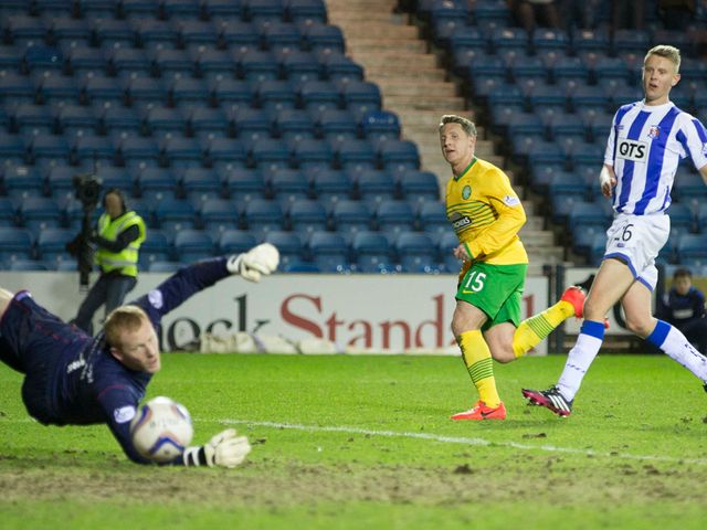 Kris Commons scored all three goals for Celtic