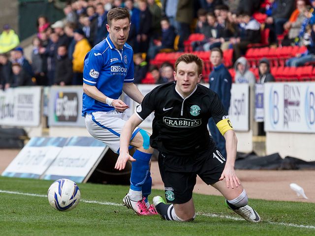 Liam Craig falls to the ground