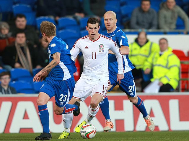 Gareth Bale in action for Wales