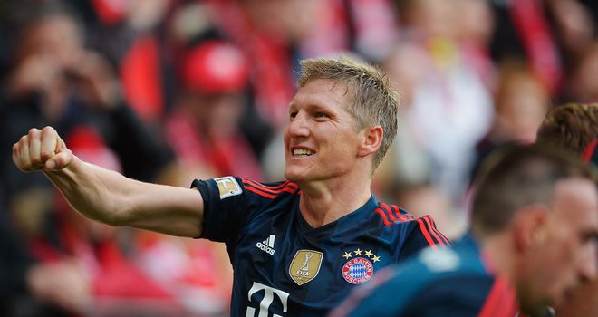 Bastian Schweinsteiger broke the deadlock for Bayern Munich