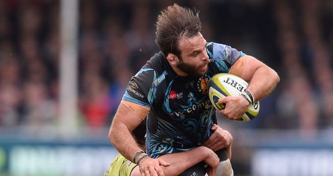 Chris Whitehead: helped Exeter to LV= Cup glory