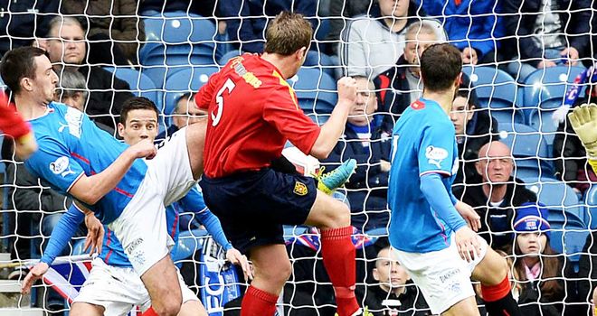Ciaran Donnelly: Put Albion Rovers ahead in their Scottish Cup tie against Rangers