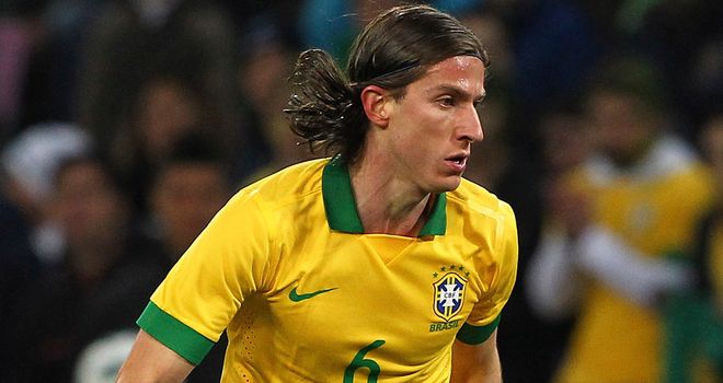 Filipe Luis: Made his debut for Chelsea in the 1-1 draw with RZ Pellets