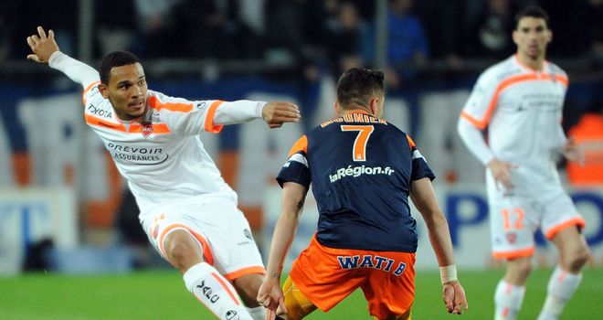 Kenny Lala in action for Valenciennes