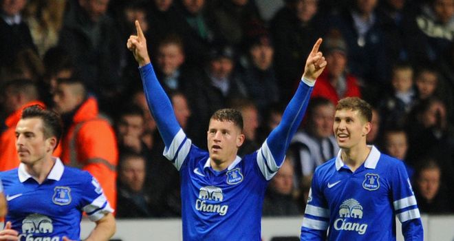 Ross Barkley: Opened Everton's tally at St James' Park with a stunning solo run