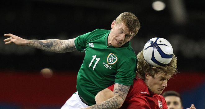 James McClean: Won't be ready to face Georgia