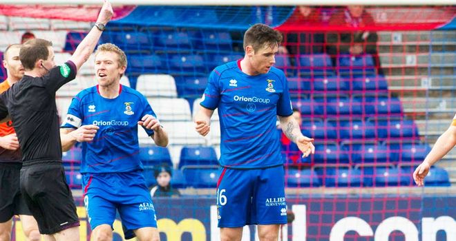 Greg Tansey (r): Is suspended for Inverness Caley's match with Hibernian