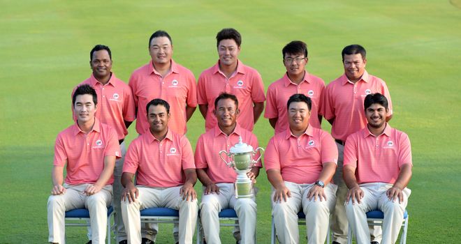 Skipper Thongchai Jaidee and Team Asia