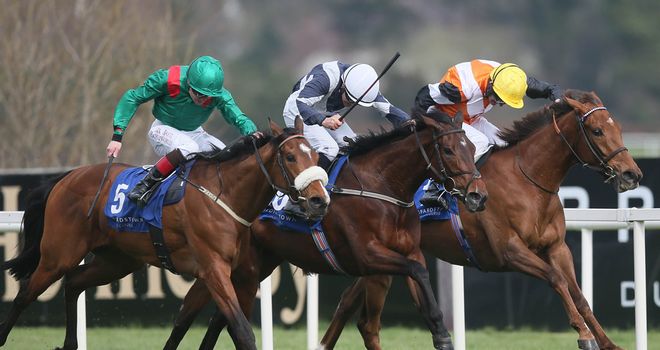 Ceisteach (far side) edges the opener