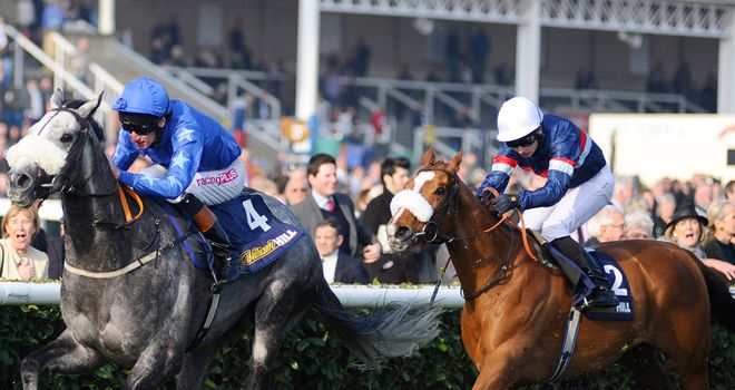 Tullius (right): Set to run at Sandown