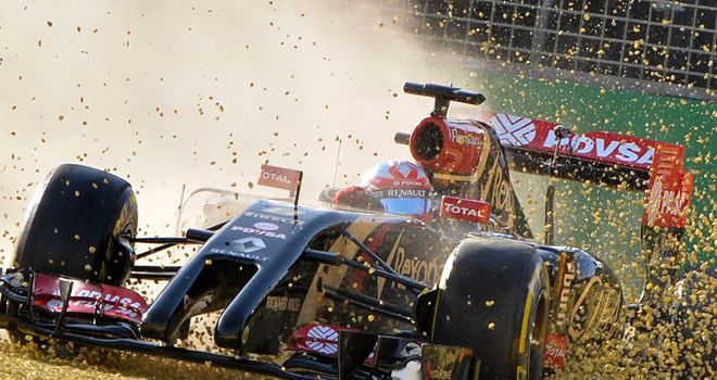 Romain Grosjean: Car still a handful
