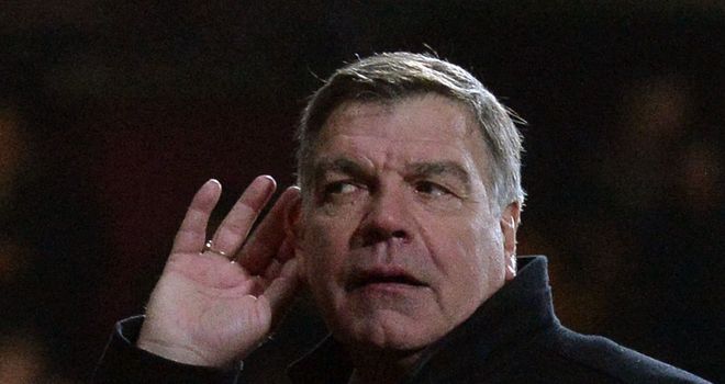 Sam Allardyce: Unimpressed by West Ham fans
