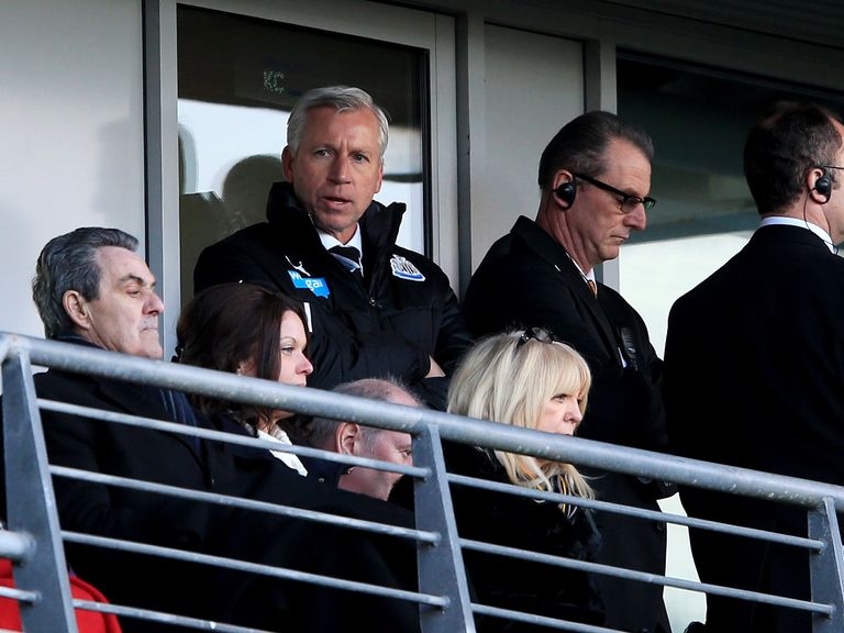 Newcastle boss Alan Pardew was sent off during Saturday's clash with Hull