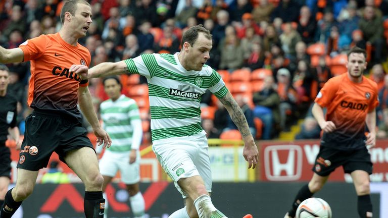 Anthony Stokes: Nips in for Celtic's second at Tannadice