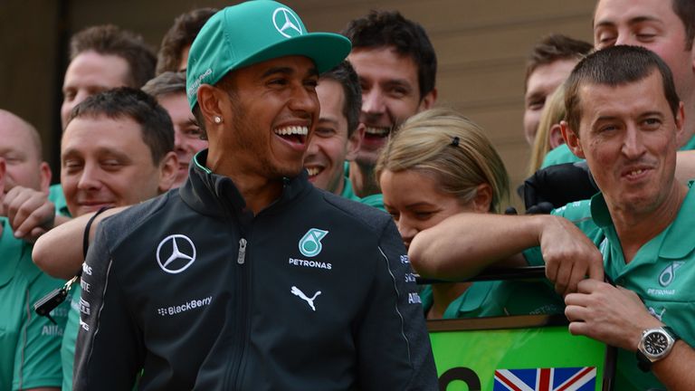 Lewis Hamilton: Aiming to become the 13th driver to win four in a row