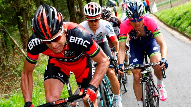 Cadel Evans: Showing good form in Trentino