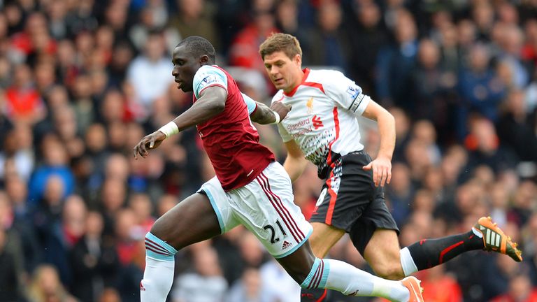 Mohamed Diame: West Ham midfielder has claimed Liverpool interest