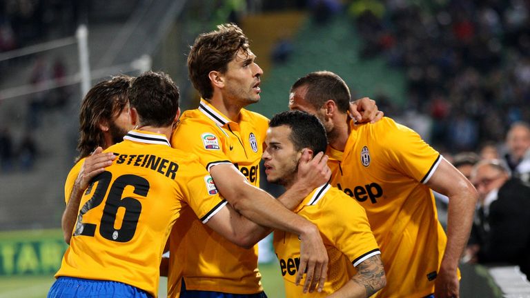 Celebrations for Juventus on Monday night