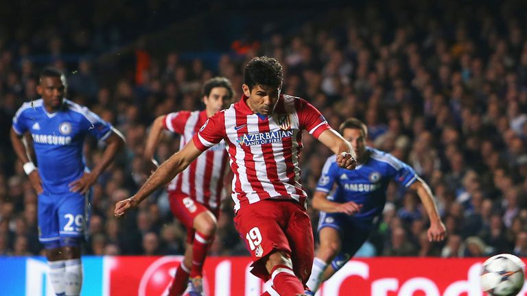 Costa: Scores penalty against Chelsea