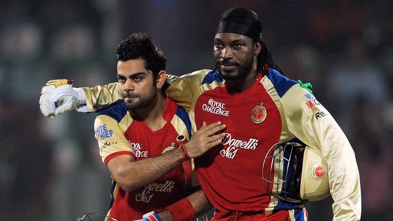 Virat Kohli and Chris Gayle will turn out for Royal Challengers Bangalore