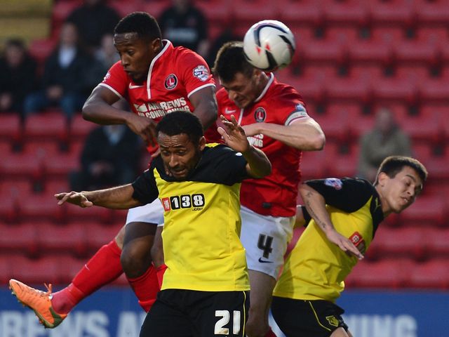There is a scramble in the area in the first half