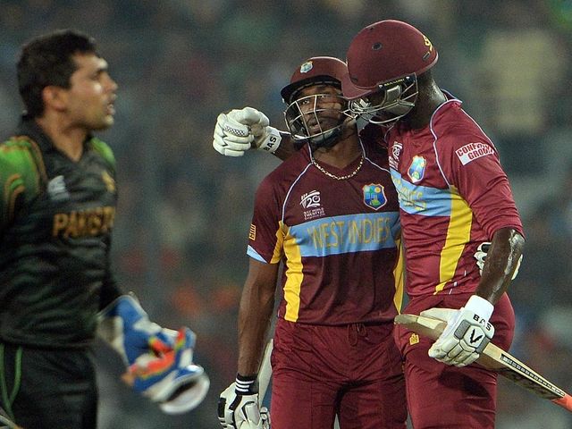 Dwayne Bravo and Darren Sammy led the Windies onslaught