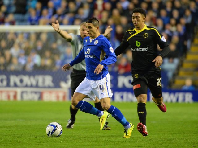 Anthony Knockaert in action for Leicester