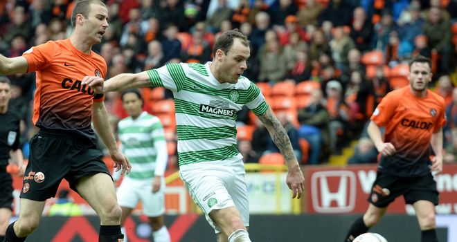 Anthony Stokes: Nips in for Celtic's second at Tannadice