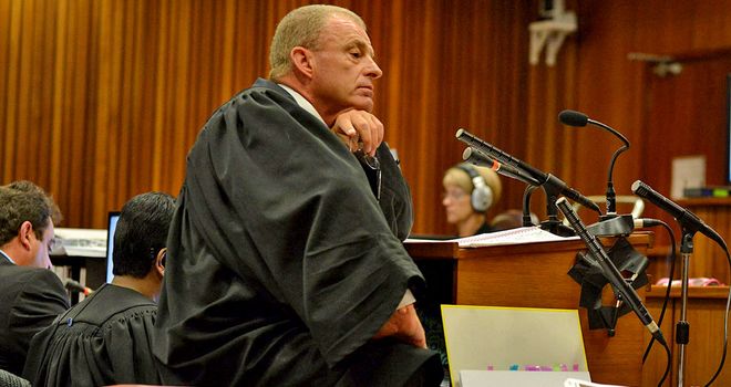 Gerrie Nel grilled Oscar Pistorius for the fourth straight day in Pretoria