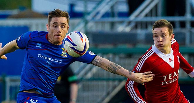 Inverness Caley and Aberdeen fought out a scoreless draw