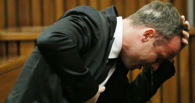 Oscar Pistorius: Was questioned by prosecutor Gerrie Nel on Wednesday