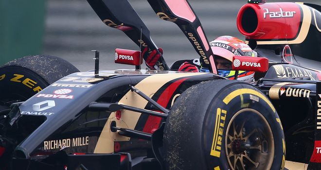 Pastor Maldonado: Yet to register a point for Lotus