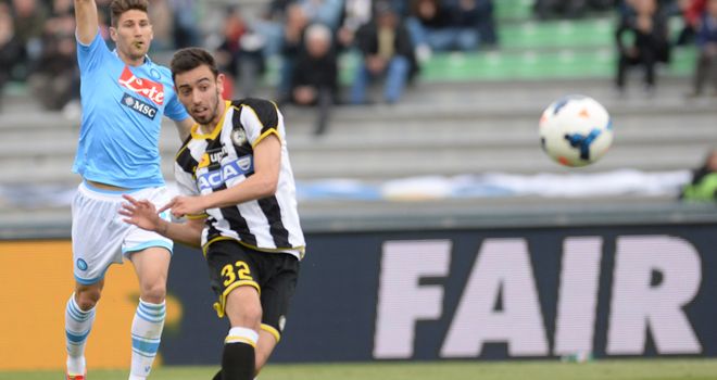 Bruno Fernandes scores for Udinese