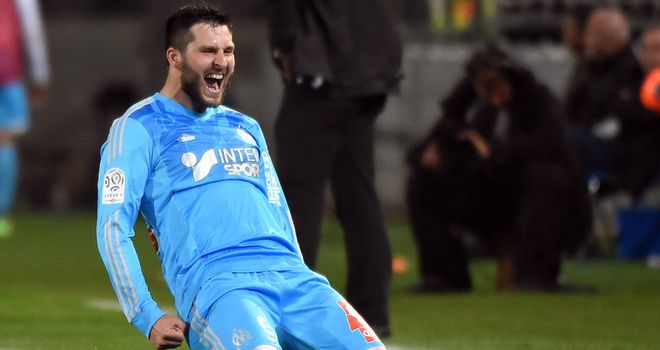 Andre-Pierre Gignac found the target for Marseille
