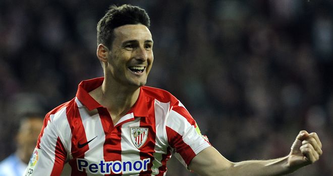 Aritz Aduriz is all smiles