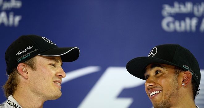 Nico Rosberg & Lewis Hamilton: In fight for the title